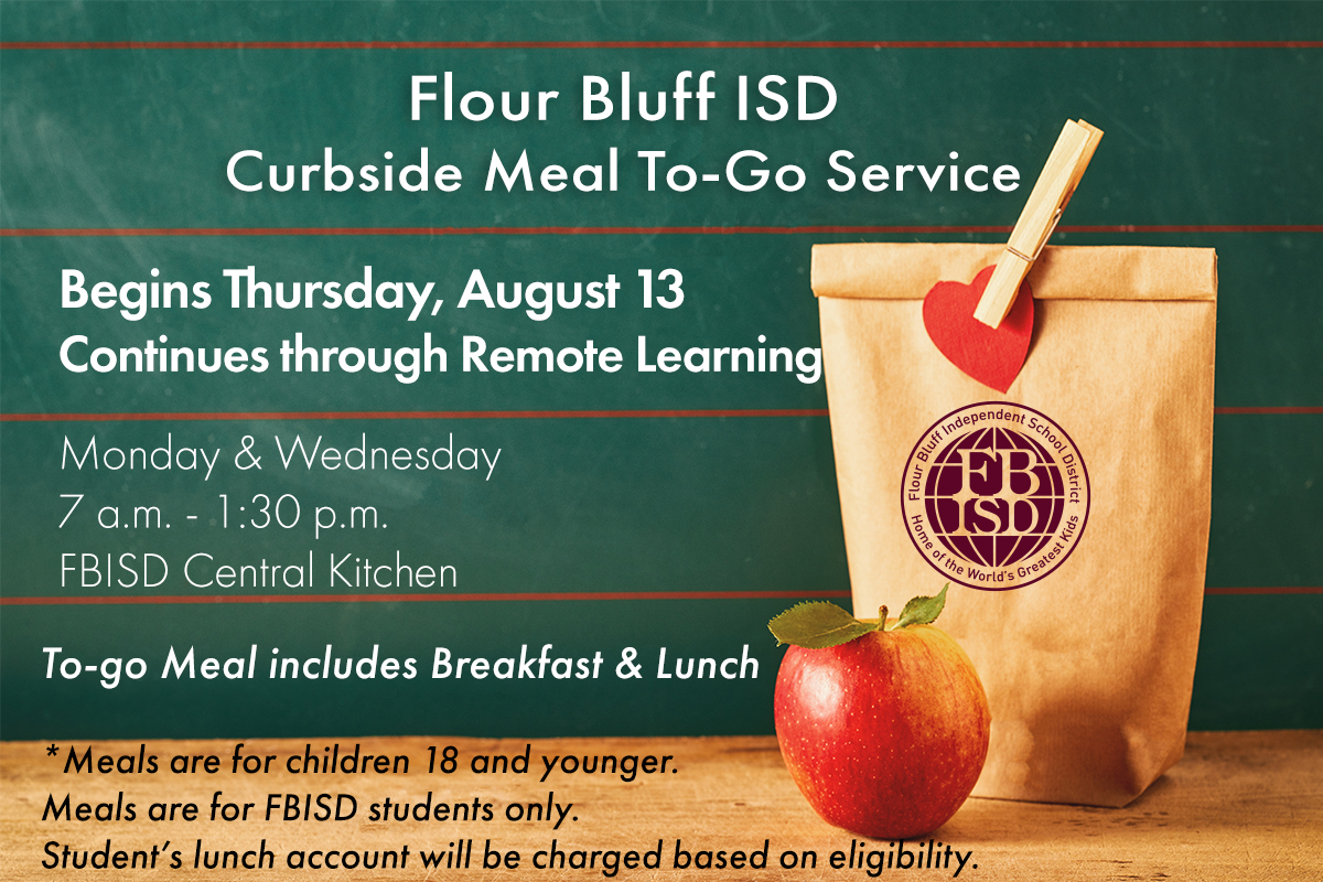 FBISD Curbside Meal to go service graphic